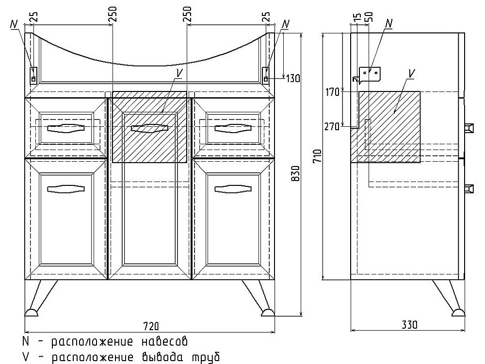 Тумба с раковиной Rush Fiji 75 FIS18175W белая для ванной в интернет-магазине Sanbest