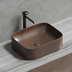 Раковина Ceramica Nova Element 50 CN6052MDB темно-коричневая матовая купить в интернет-магазине Sanbest
