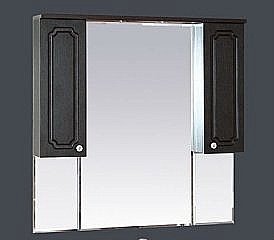 Зеркало со шкафом Misty Александра 105 Венге в ванную от интернет-магазине сантехники Sanbest