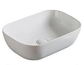 Раковина накладная SantiLine 48,5 SL-1105 белая купить в интернет-магазине Sanbest