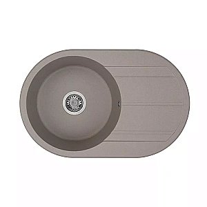 Кухонная мойка Акватон Амира 78 серый шелк купить в интернет-магазине сантехники Sanbest