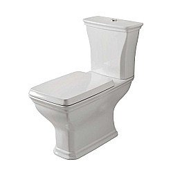 Унитаз напольный Artceram CIVITAS CIV004 01 00 белый/хром купить в интернет-магазине Sanbest