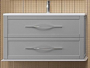 Тумба с раковиной Cezares TIFFANY 100 Grigio Nuvola для ванной в интернет-магазине Sanbest