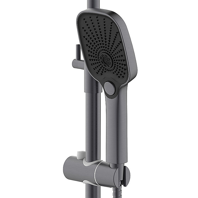 Душевая система Azario Conda AZ-K2411GR графит купить в интернет-магазине сантехники Sanbest