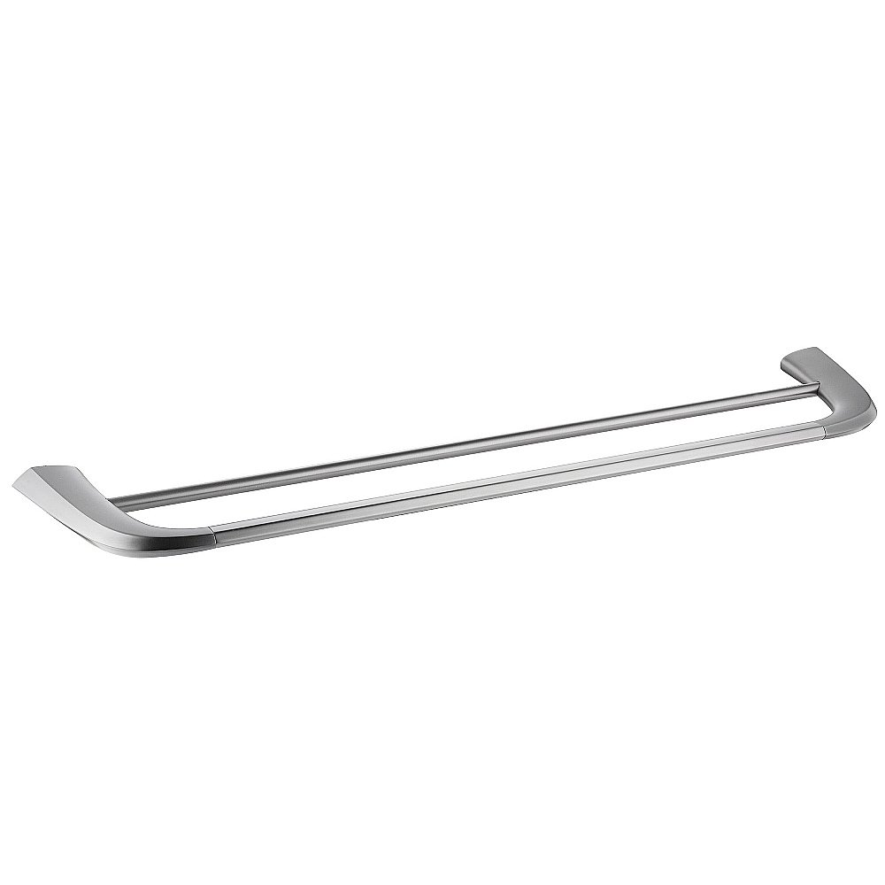 Полотенцедержатель двойной ABBER Nord AA1553SP сатин купить в интернет-магазине сантехники Sanbest