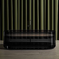 Ванна Abber 170х75 AT9708Onyx черная купить в интернет-магазине Sanbest