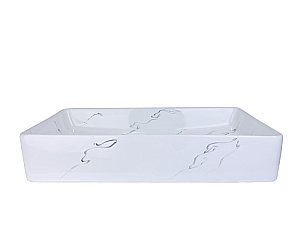 Раковина накладная Bronze de Luxe Lacio 60,5 1061BM белая купить в интернет-магазине Sanbest