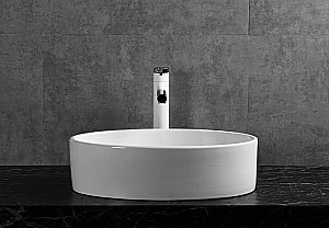 Раковина накладная CeruttiSpa 50 CR7016 белая купить в интернет-магазине Sanbest