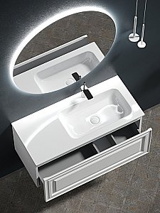 Тумба с раковиной Sancos Very VR100RW + CN7015 100 для ванной в интернет-магазине Sanbest