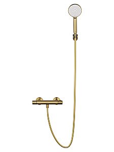 Смеситель для душа с термостатом WONZON & WOGHAND INN 5 WW-B2005-A-BG золото брашированное купить в интернет-магазине сантехники Sanbest
