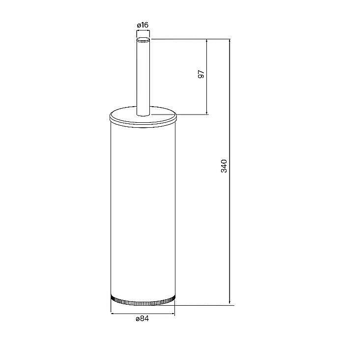 Ершик для туалета Iddis Optima Home BRUBR0i47 купить в интернет-магазине сантехники Sanbest