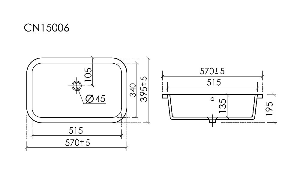 Раковина Ceramica Nova Era CN15006 белая купить в интернет-магазине Sanbest