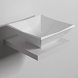 Раковина накладная Bien Kristal 41 KRLG04101FD0W3000 белая купить в интернет-магазине Sanbest