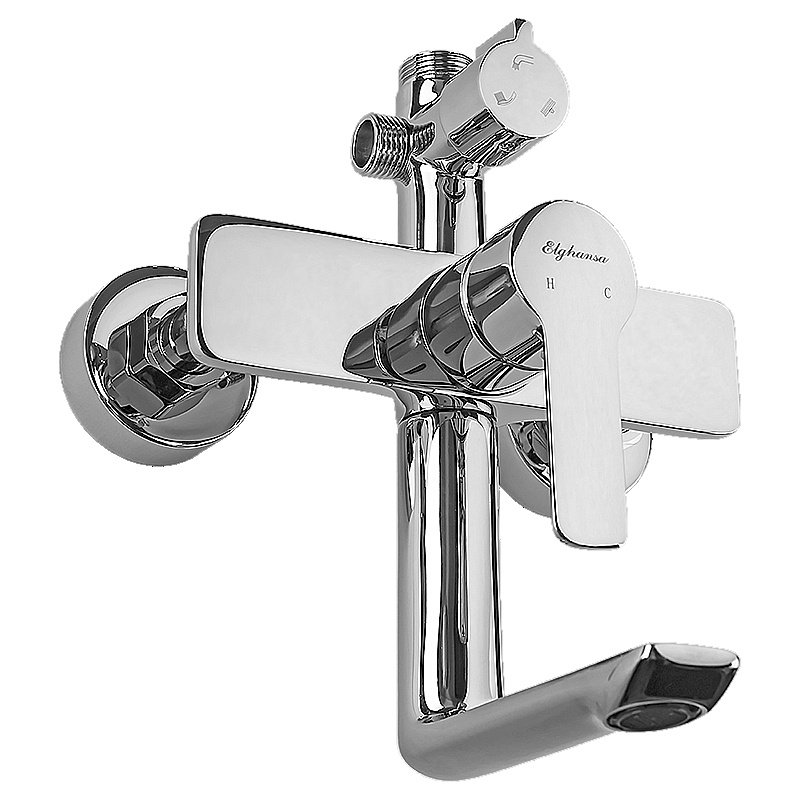 Душевая система Elghansa Emerald new 2392510-2B хром купить в интернет-магазине сантехники Sanbest