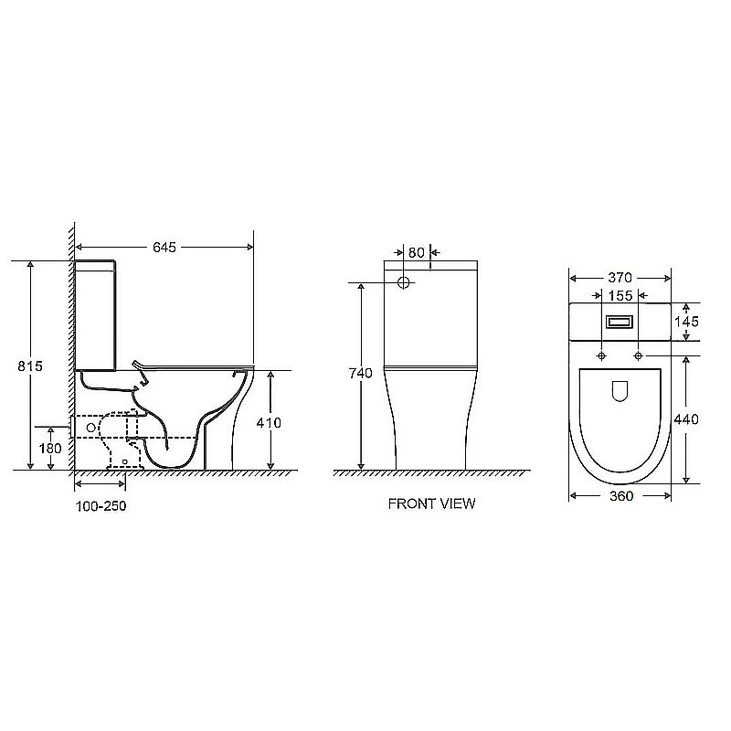 Инсталляция для унитаза Azario AZ-8010-1000 купить в интернет-магазине сантехники Sanbest