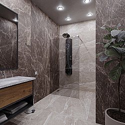 Душевое ограждение Радомир Walk-in G1 100 стекло матовое купить в интернет-магазине Sanbest