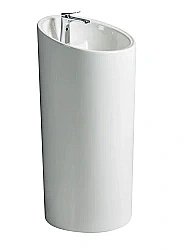 Раковина напольная WeltWasser Leerbach 10000013340 белая купить в интернет-магазине Sanbest