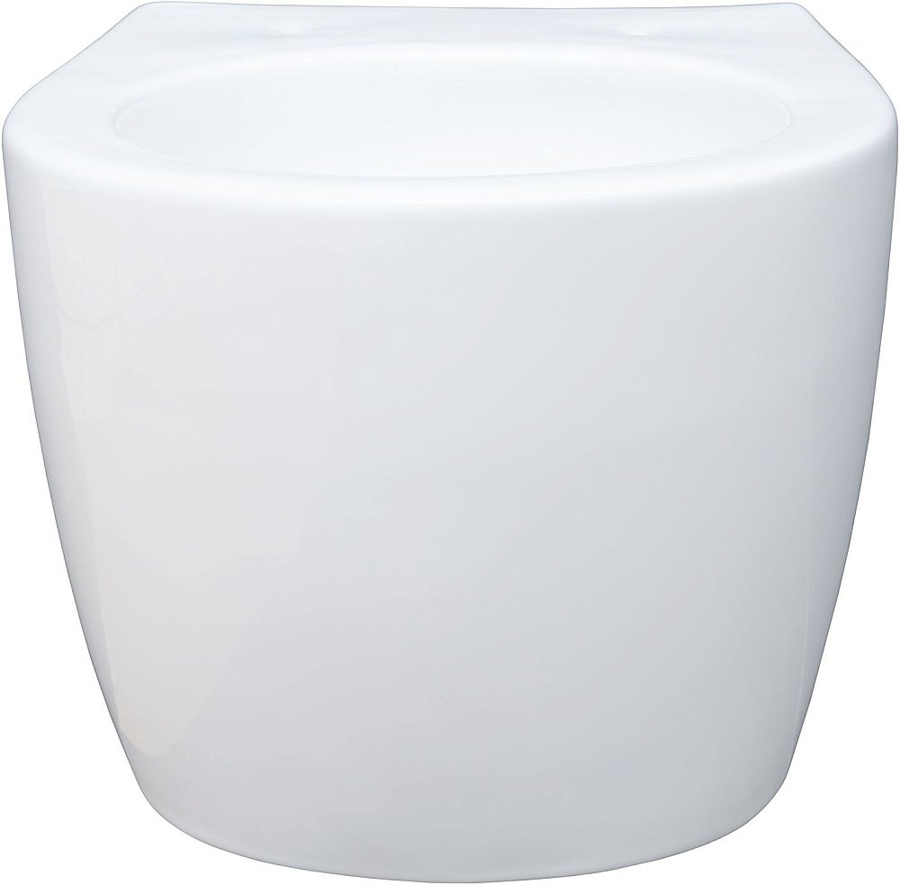 Унитаз подвесной Aquanet ZV-1 белый с крышкой микролифт, безободковый, слив-торнадо купить в интернет-магазине Sanbest