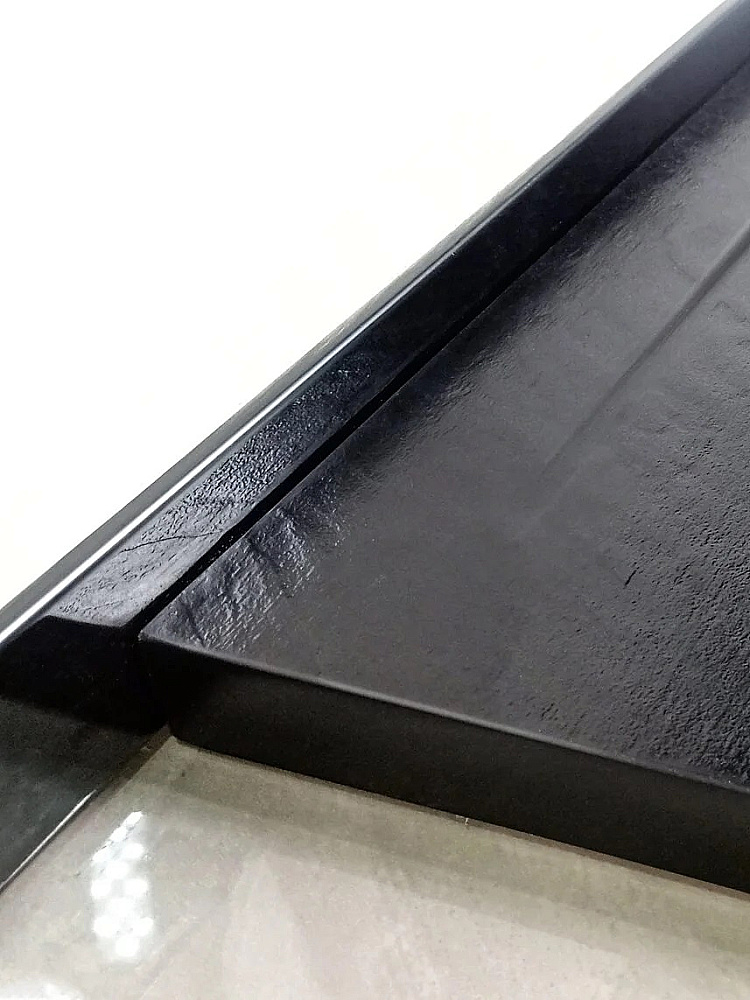 Душевой поддон Weltwasser WW TRS STONE BL 90x90 10000004412 черный купить в интернет-магазине Sanbest