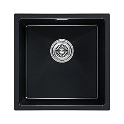 Кухонная мойка Paulmark LUMI 45UNI LU45-BLM черный металлик купить в интернет-магазине сантехники Sanbest