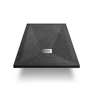 Душевой поддон Vincea VST-4SR8012A 120х80 антрацит купить в интернет-магазине Sanbest