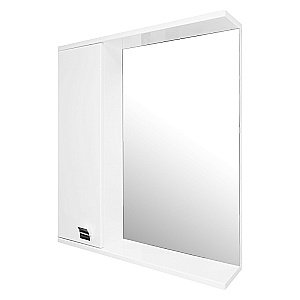 Зеркало со шкафом Loranto София 60 белое купить в интернет-магазине сантехники Sanbest