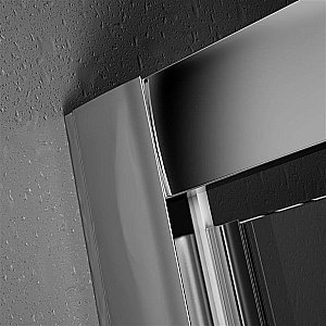 Душевой уголок Radaway Twist DW+S 80х70 стекло прозрачное/профиль хром купить в интернет-магазине Sanbest