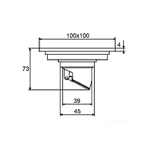 Душевой трап Orange TR01-001cr хром купить в интернет-магазине Sanbest