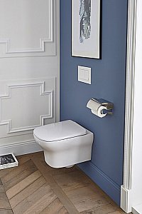 Унитаз подвесной Jacob Delafon Vox E21772RU-00 безободковый, с крышкой микролифт, белый купить в интернет-магазине Sanbest