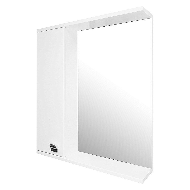 Зеркало со шкафом Loranto София 60 белое купить в интернет-магазине сантехники Sanbest