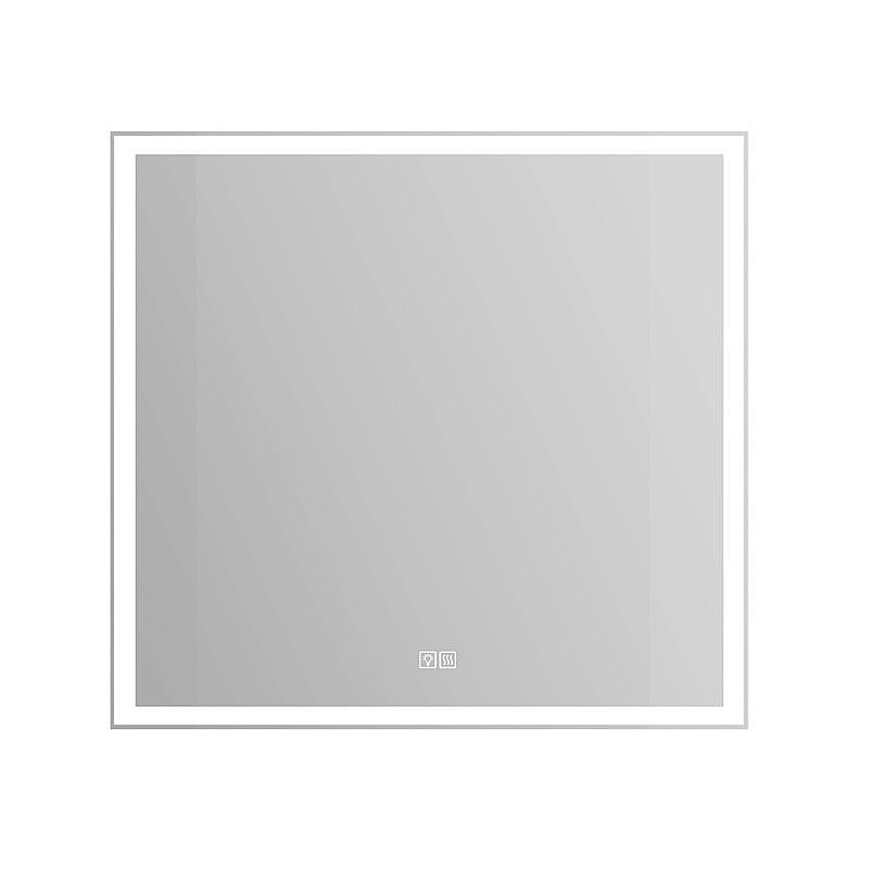 Зеркало Belbagno 80 SPC-GRT-800-800-LED-3000K-TCH-WARM подсветка, сенсор, подогрев в ванную от интернет-магазине сантехники Sanbest
