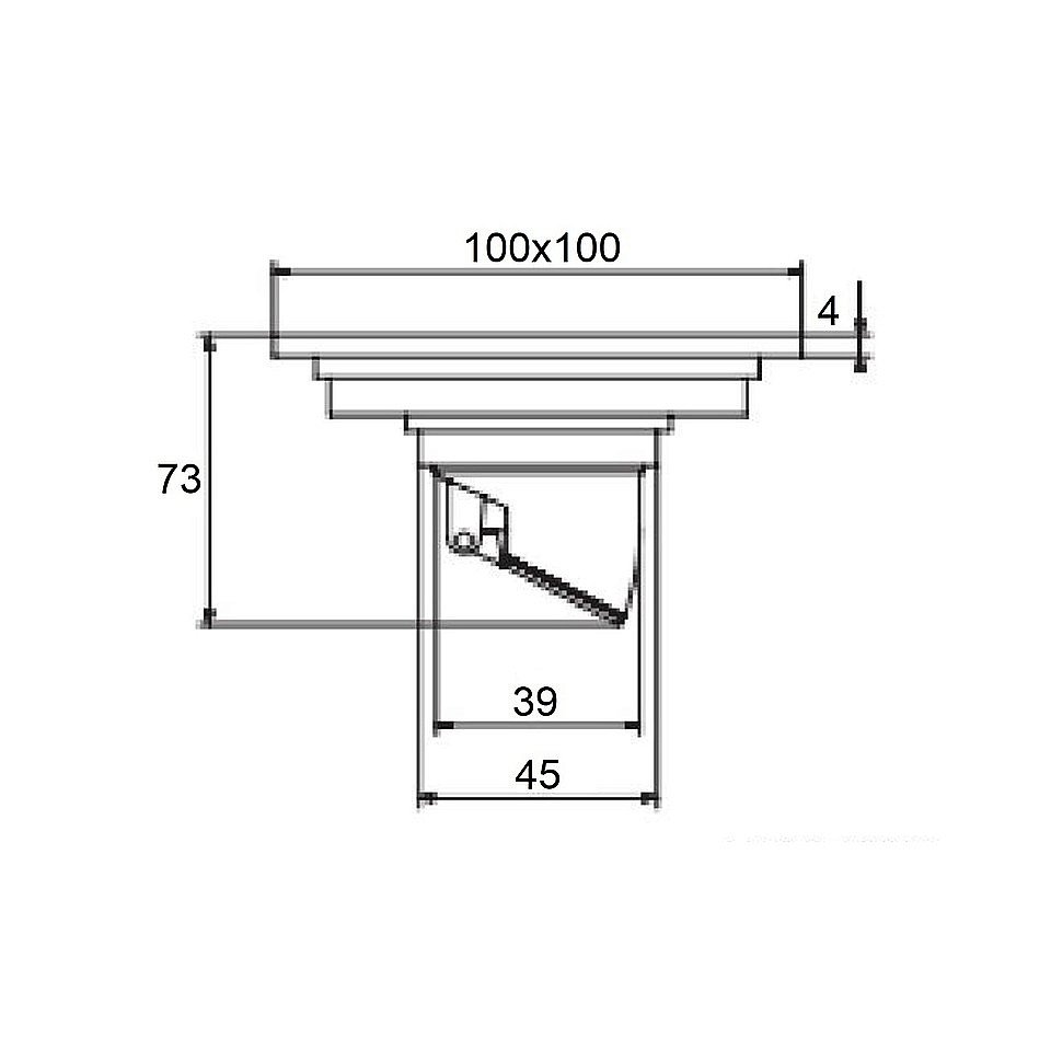 Душевой трап Orange TR01-001cr хром купить в интернет-магазине Sanbest