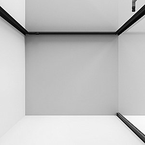 Душевой уголок Niagara Nova NG-85-8AB/NG-A90B-34 80х90 стекло прозрачное/профиль черный матовый купить в интернет-магазине Sanbest