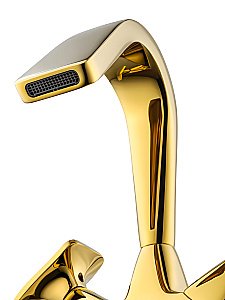 Смеситель для раковины высокий WONZON & WOGHAND SHAKESPEARE, Темное золото (WW-651103-DG) купить в интернет-магазине сантехники Sanbest