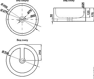 Раковина Melana 7076b-805 черная купить в интернет-магазине Sanbest