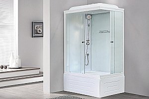 Душевая кабина Royal Bath RB8120BP5-WC 120x80 профиль белый/стекло матовое купить в интернет-магазине Sanbest