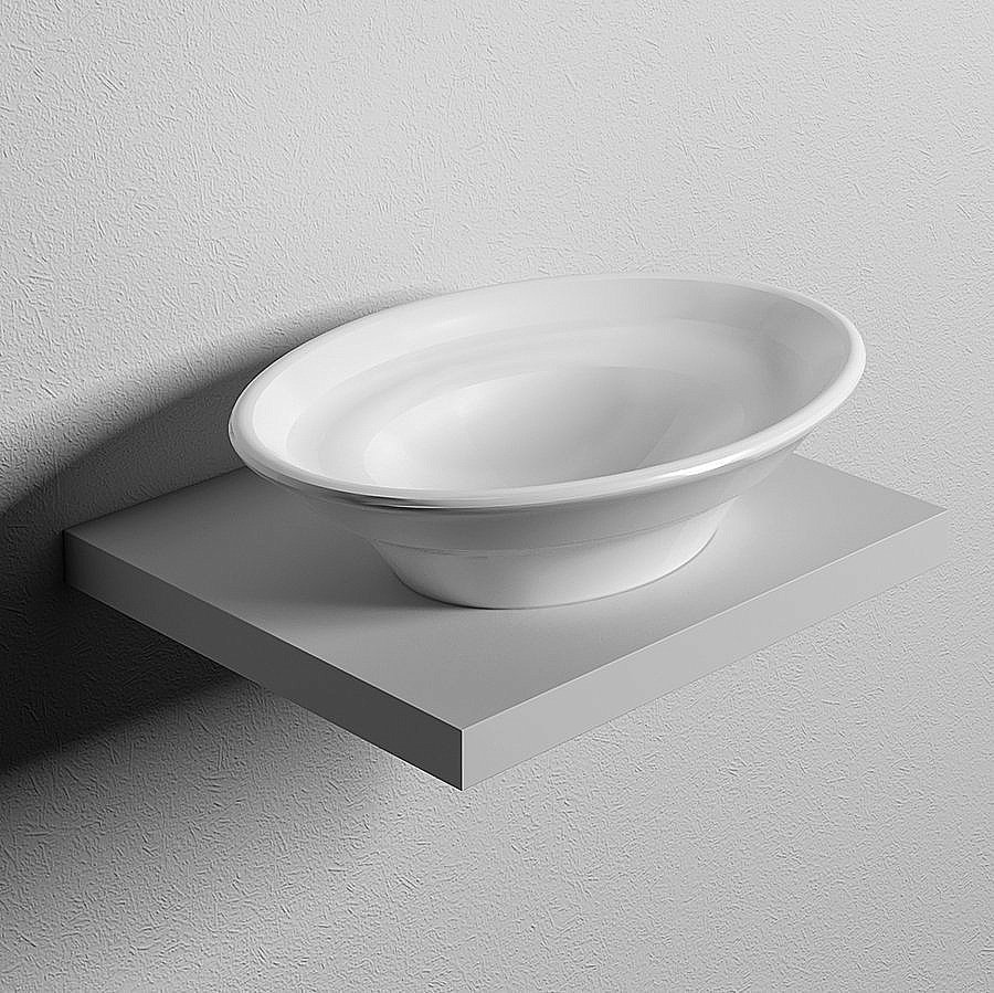 Раковина накладная Bien Dune 53 DNLG05301FD0W3000 белая купить в интернет-магазине Sanbest