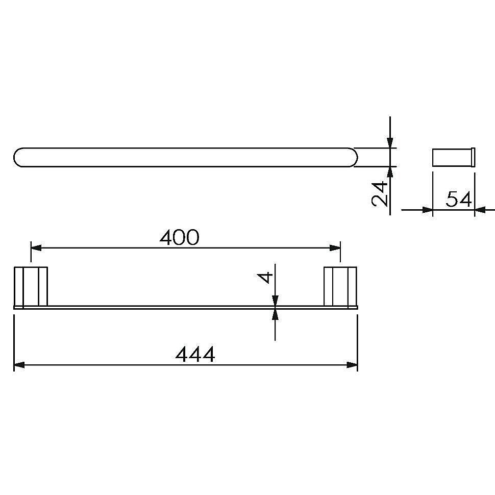 Полотенцедержатель Langberger Lugano 24001A купить в интернет-магазине сантехники Sanbest