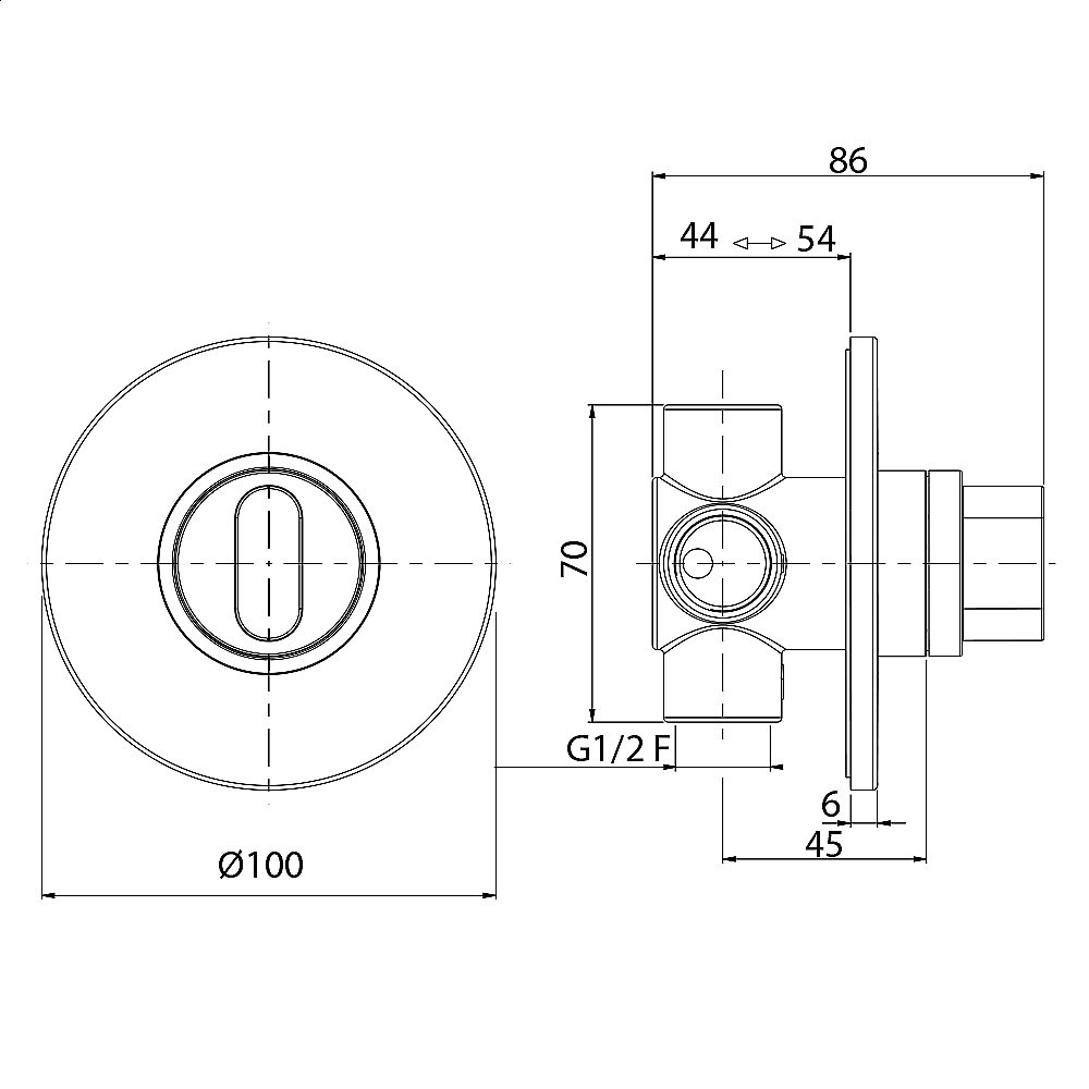 Дивертор Migliore Fortis 26088 для смесителя в интернет-магазине сантехники Sanbest