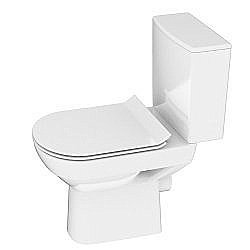 Унитаз Cersanit CITY Clean On 011 3/5 DPL EO slim с крышкой микролифт, с бачком, безободковый купить в интернет-магазине Sanbest