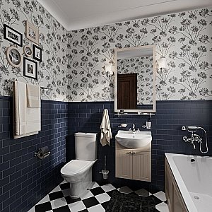 Держатель для туалетной бумаги IDDIS Retro RETSSC0i43 купить в интернет-магазине сантехники Sanbest