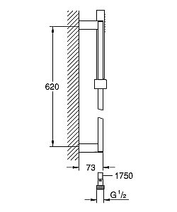 Душевая гарнитура GROHE Euphoria Cube+Stick 27891 000 купить в интернет-магазине сантехники Sanbest
