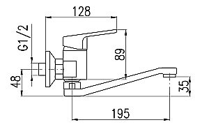 Смеситель для кухни Rav-Slezak Colorado CO201.5/26CMAT черный купить в интернет-магазине сантехники Sanbest