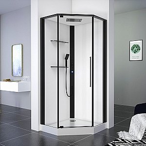 Душевая кабина Black&White Galaxy G8035 90х90 купить в интернет-магазине Sanbest