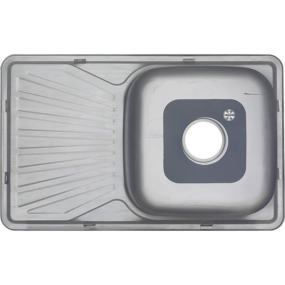 Мойка кухонная с сифоном Melana 217 t (*10) купить в интернет-магазине сантехники Sanbest