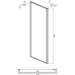 Душевой уголок Ambassador Forsa AB 17021220AB-120AB 140х120 стекло прозрачное/профиль черный купить в интернет-магазине Sanbest