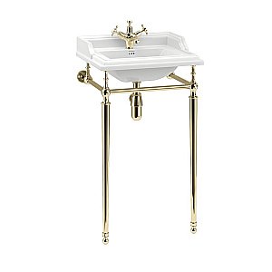 Консоль с раковиной Burlington Classic B20 1TH золото для ванной в интернет-магазине сантехники Sanbest