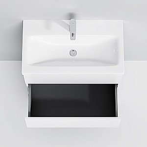 Тумба с раковиной AM.PM Gem S 75 белая глянцевая для ванной в интернет-магазине Sanbest