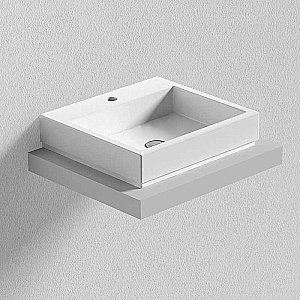 Раковина накладная Bien Infinitum 50 INLG05001VD1W5000 белая купить в интернет-магазине Sanbest