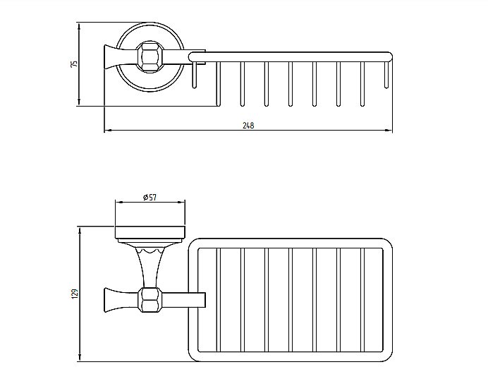 Мыльница Migliore Fortuna 27700 хром купить в интернет-магазине сантехники Sanbest